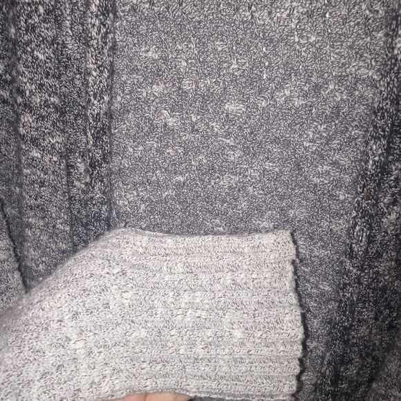 Simply Vera Vera Wang Long Cardigan XL Black/White/Grey - Picture 7 of 10